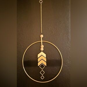 Cost Plus World Market Gold Arrow Wall Decor